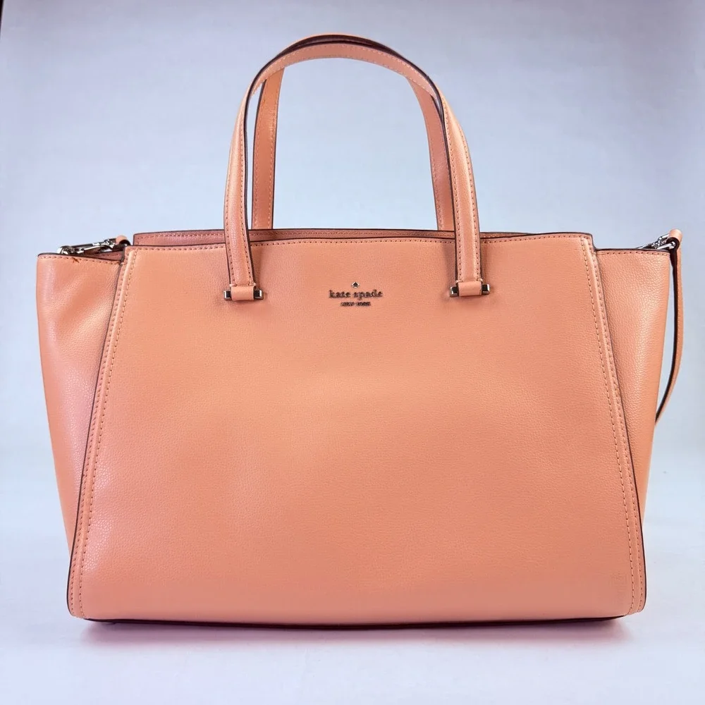 Kate Spade Patterson Drive Geraldine Satchel Rosy Cheeks Pink‎ Leather WKRU5651